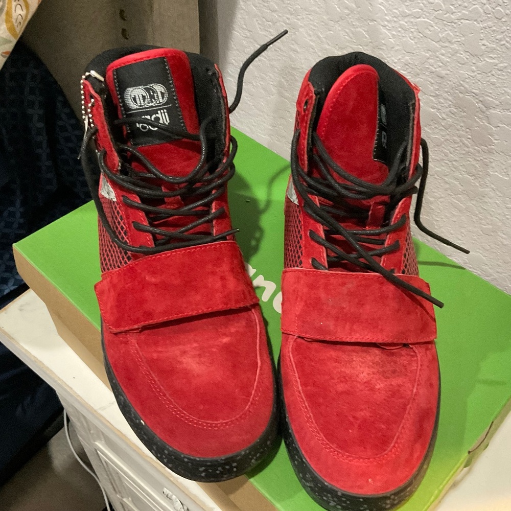 Radii Red Suade Shoes